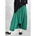 Classy green Fashion Ideas elastic waist asymmetric pants